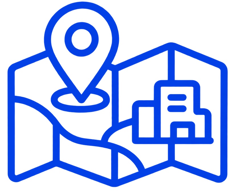 Cartographie et plan des sites